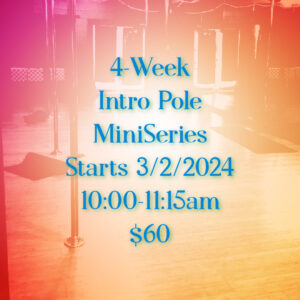 Summer Intro to Pole God/dess 6 Week MINI Series - Starts July 11